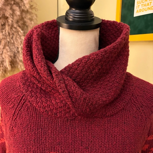 SCOTCH & SODA Intarsia Knit Cowl-Neck Sweater size S - Picture 5 of 13